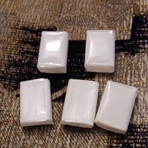Free Add-on New White Wrapped Soap Bars - Set Of 5